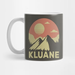 Kluane national park mountains Mug